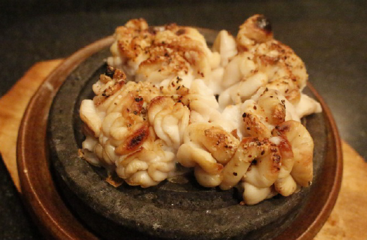 たら白子石焼き